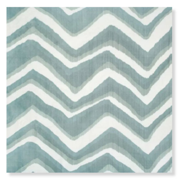 Chevron Bar Silk Warp in Wave - Fabric by the Yard added by Katie Bramblet
