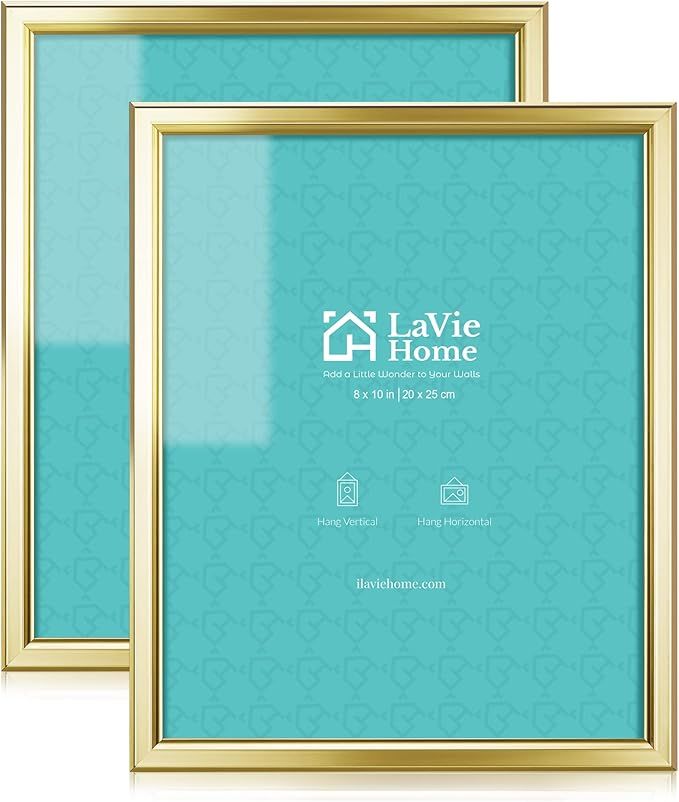 Gold Frames with Glass, Set of 2, 8"x10" added by Sunny Karges