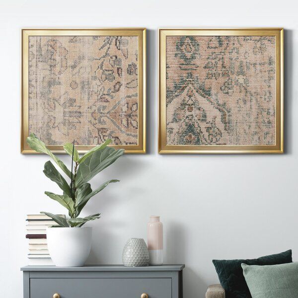 Faded Textile I 2 Pieces Print added by erika grossman
