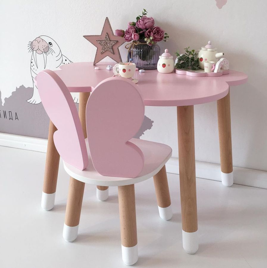 Kids Furniture, Kids Table, Children Play Table, Kids Activity Table, Toddler Table and Chairs, Girls Room, Kids Room Decor, Kids Furniture - Etsy Mexico added by Carla Gonçalves