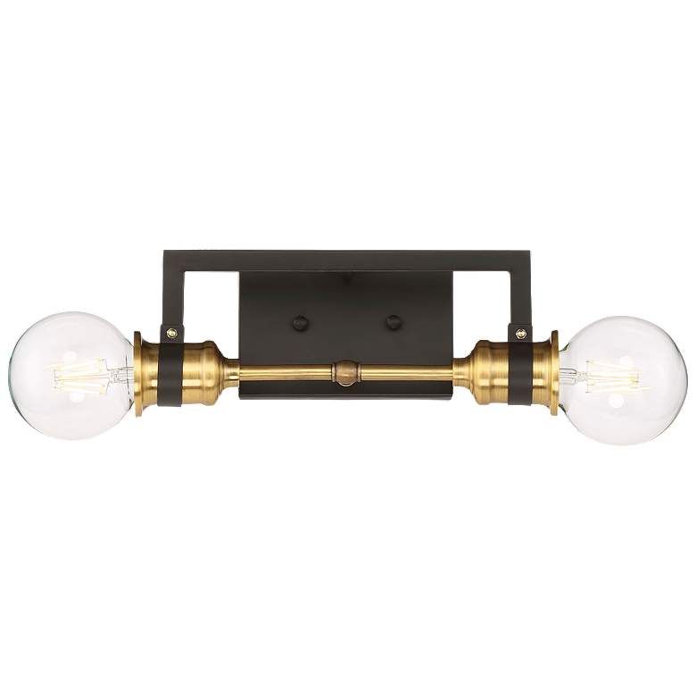 Intention; 2 Light; Vanity; Warm Brass and Black Finish added by Lauren Morrison
