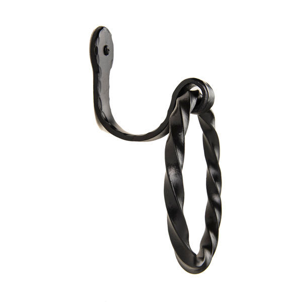 Twisted Design Wall Mounted Wrought Iron Towel Ring added by Corissa Bryson