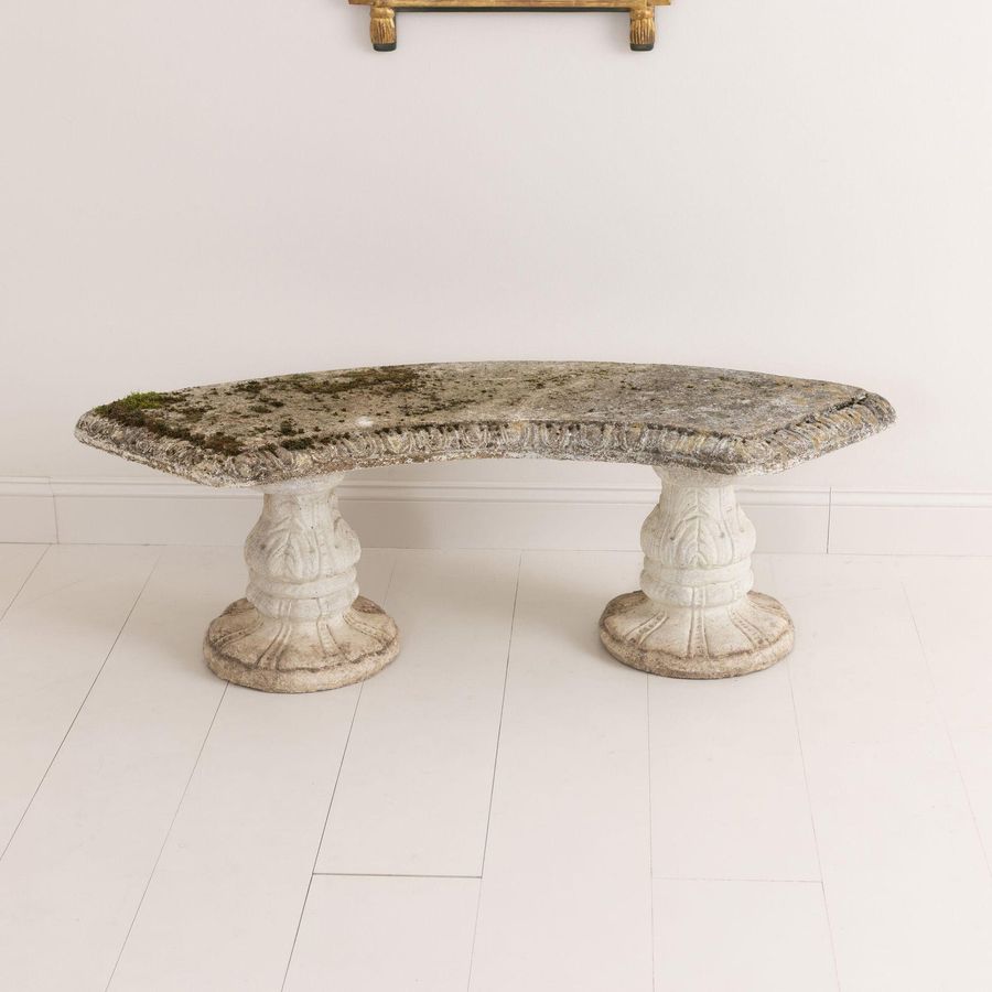 Early 20th Century French Concrete Garden Bench added by Eleanor Hamilton