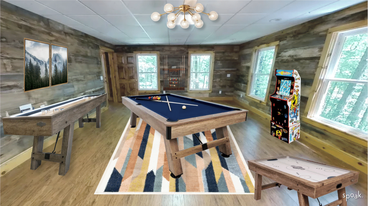 Rustic Game Room Ideas designed by Elissa Hall