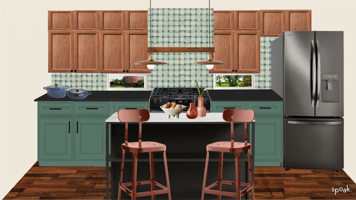 Black Kitchen Inspo designed by Lauren Neuenhaus