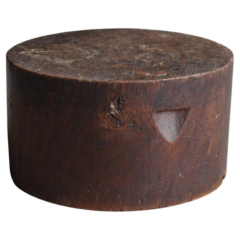 Japanese Antique Wooden Block Stool 1860s-1900s / Primitive Wabi Sabi Wood Chair added by Juliana Martinez