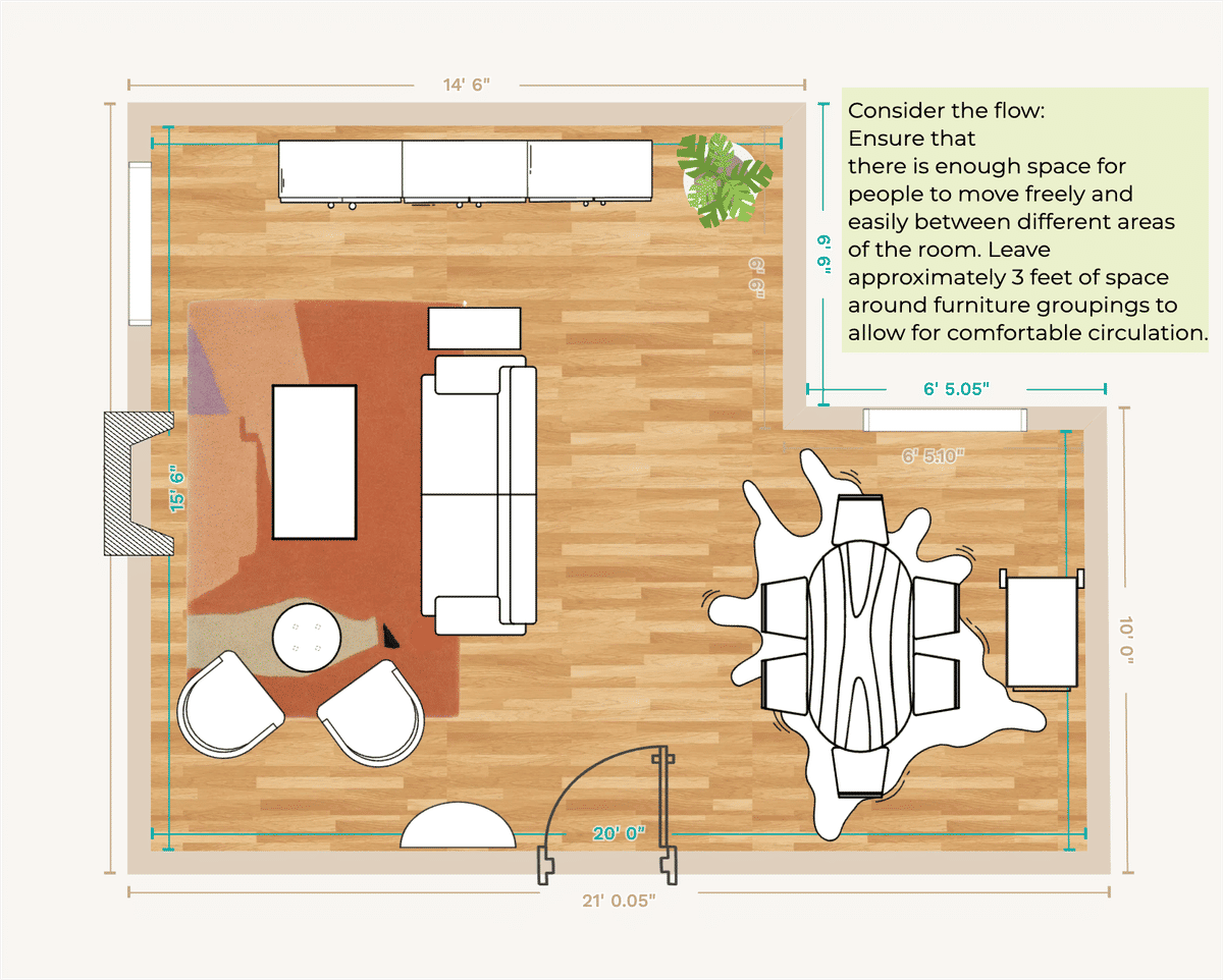 Tv Room Layout designed by Spoak 