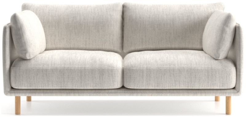 Wells Apartment Sofa with Natural Leg Finish + Reviews | Crate & Barrel added by Bethany Kozal