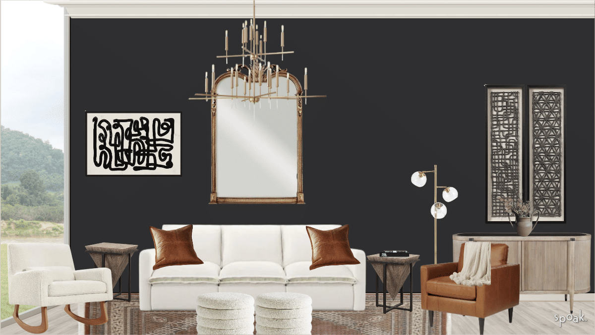 Black Bedroom Inspiration designed by The Graymill