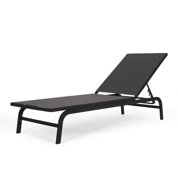 Aleysa Outdoor Metal Chaise Lounge added by ali nichols-cross