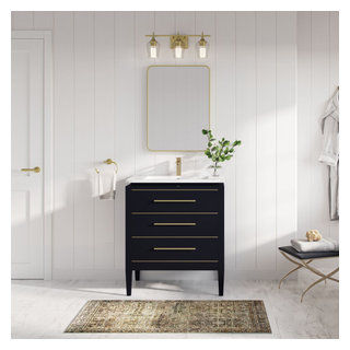 Celios Bathroom Vanity, 30" - Transitional - Bathroom Vanities And Sink Consoles - by Dowell K&B Supplies | Houzz added by Alicia Locher