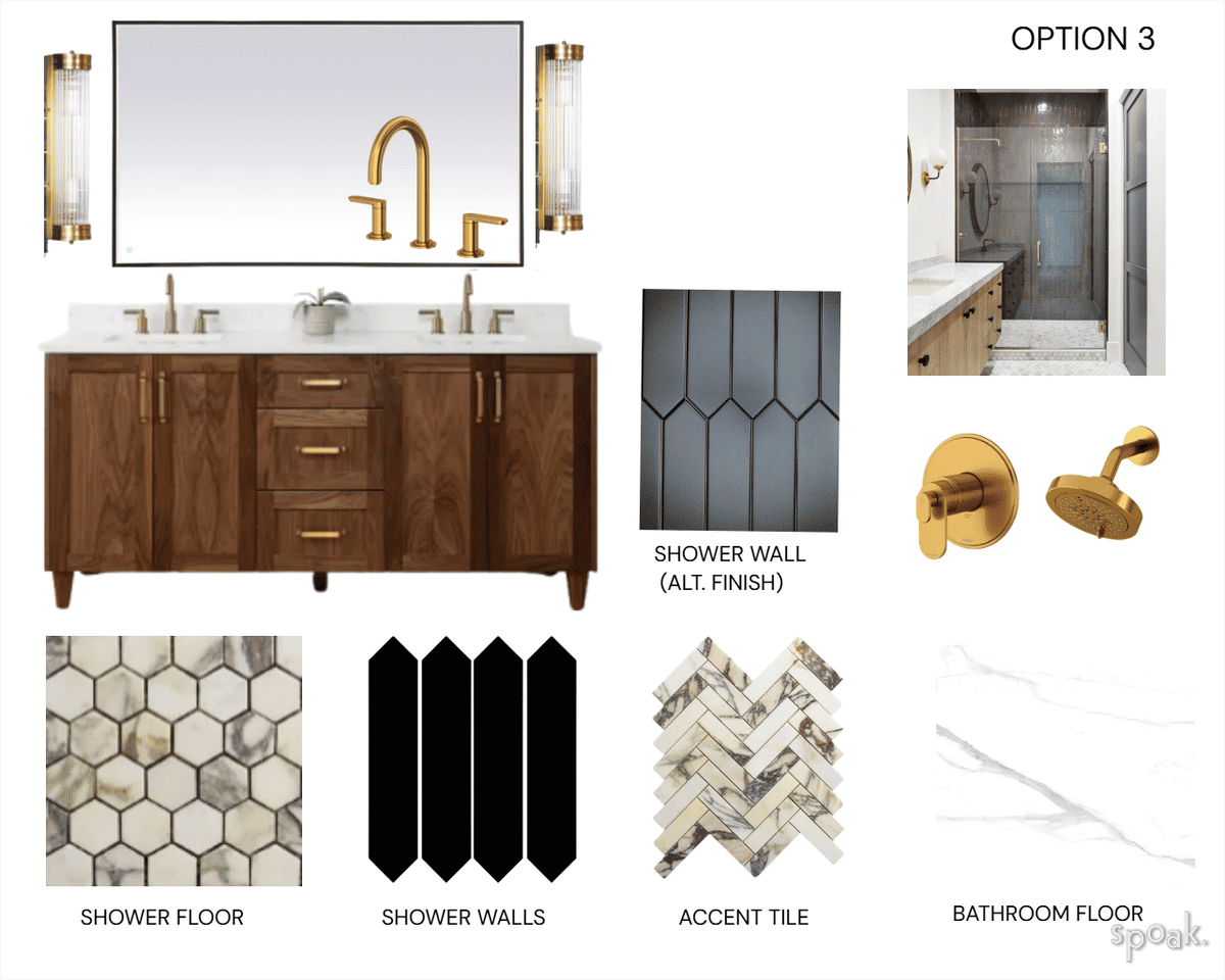 Bathroom Inspo designed by Kacey Dillier