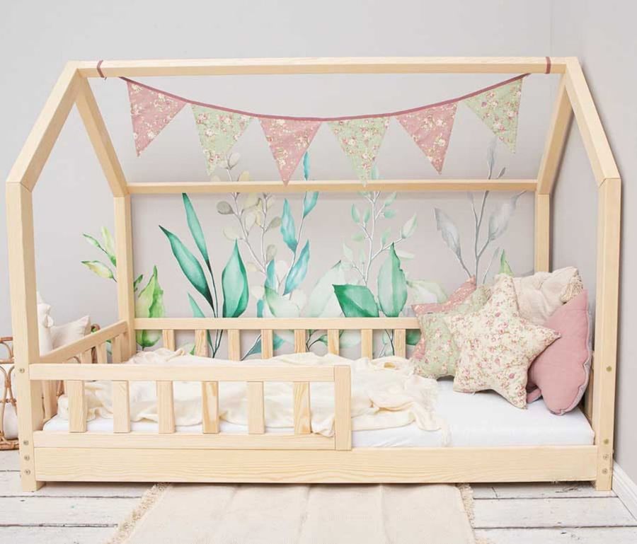 Montessori Toddler Bed With Rails Kids Bed Floor Bed Frame - Etsy added by Sara Durgan
