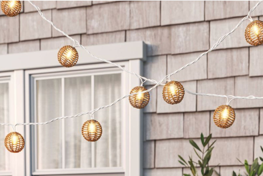 10ct Incandescent Mini Lights with Natural Globe - Threshold™ added by Chelsea Alysa