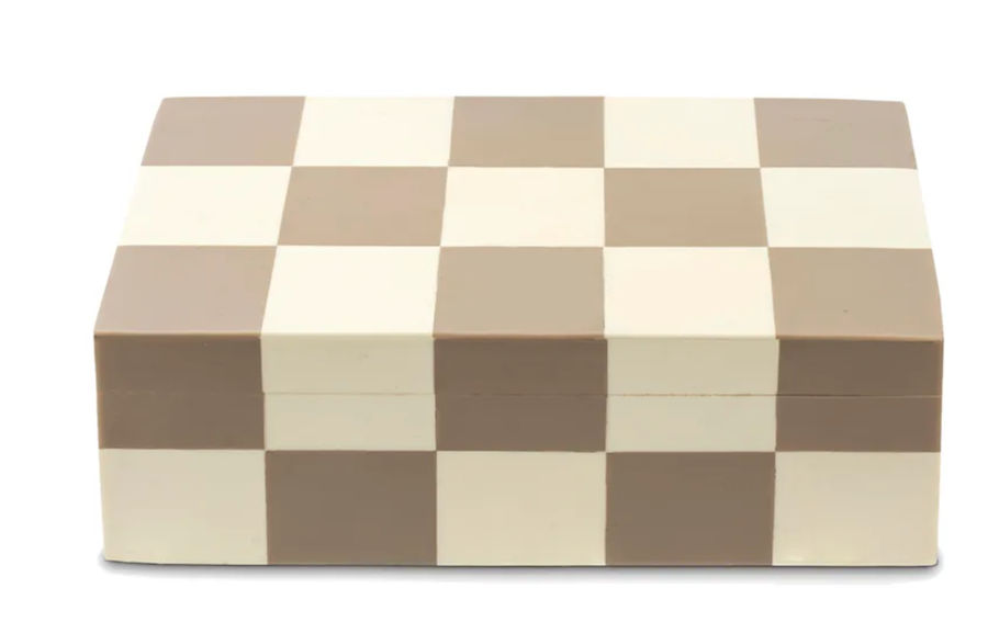 Tan & White Checkered Box added by Audriana Jenkins