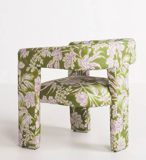 Simone Floral Effie Tripod Dining Chair added by Cailey Gulinson