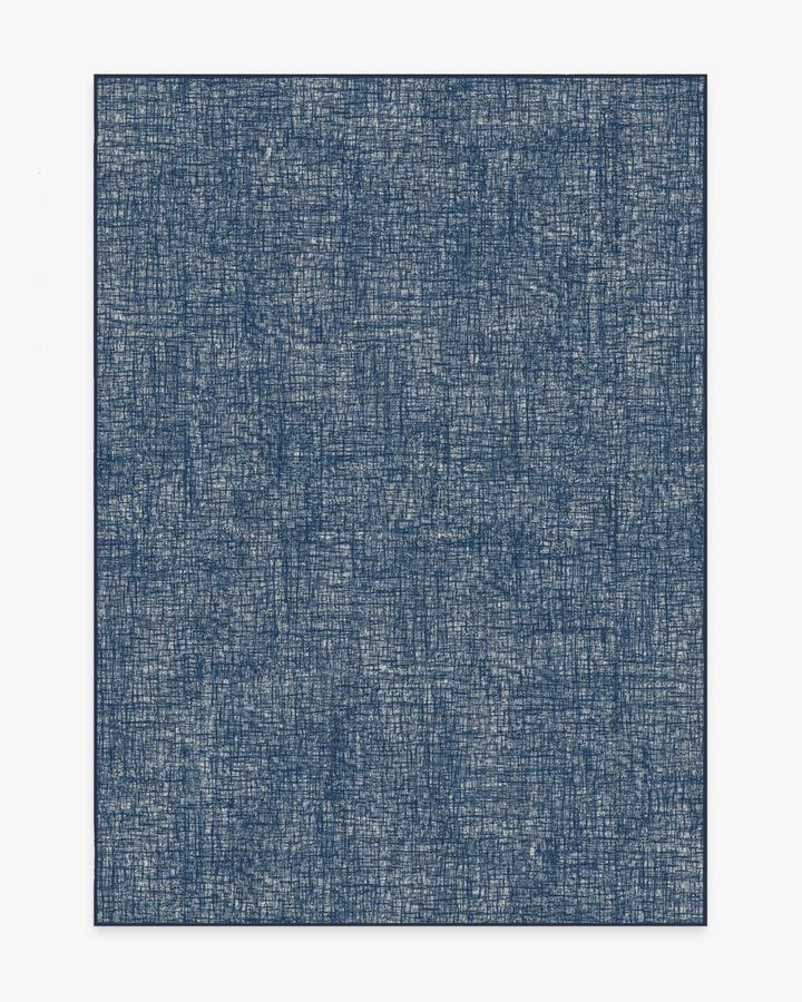 Crosshatch Sapphire Rug | Ruggable added by Rachael Igoe
