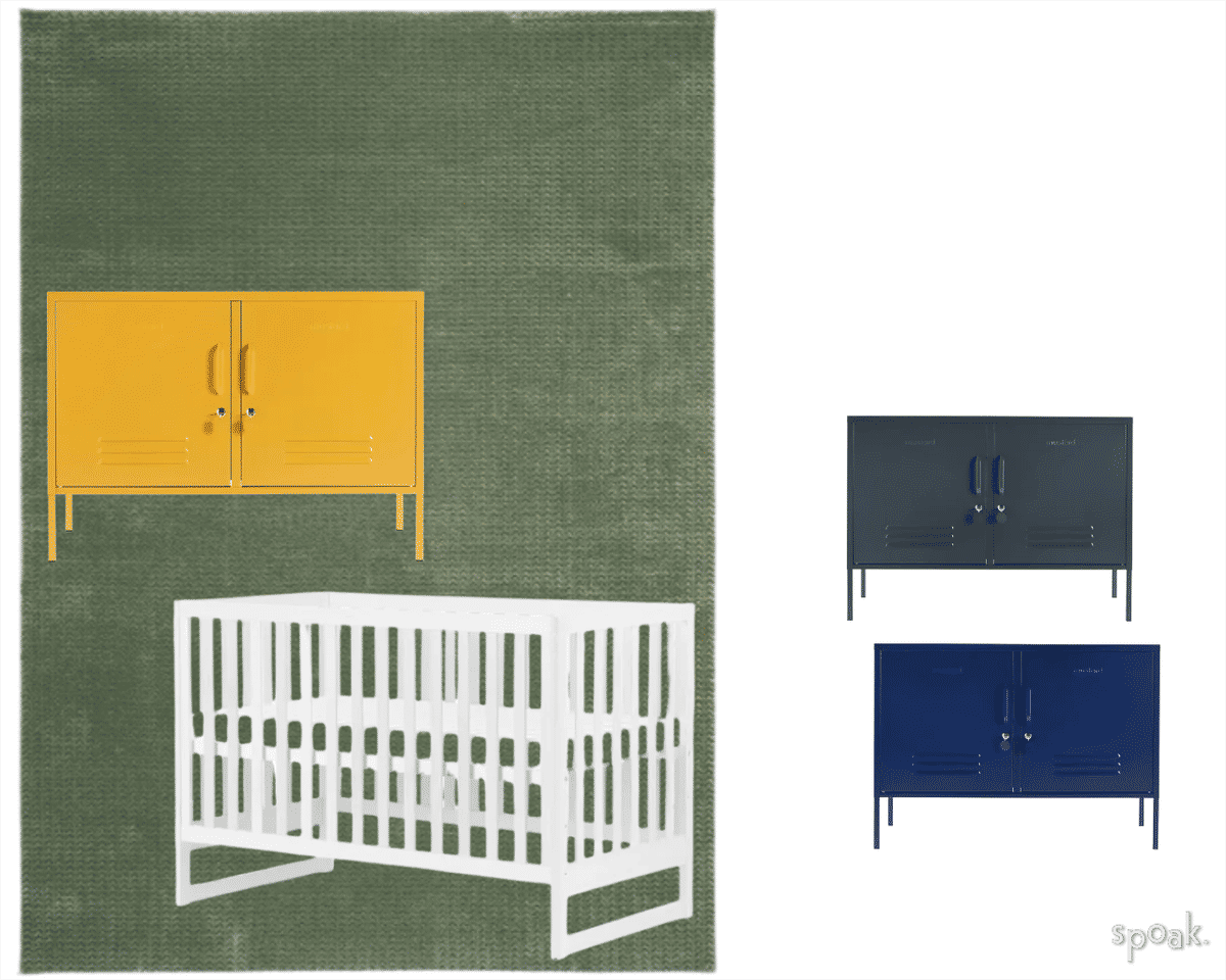 Gold Nursery Ideas designed by Kelsey Tuohy