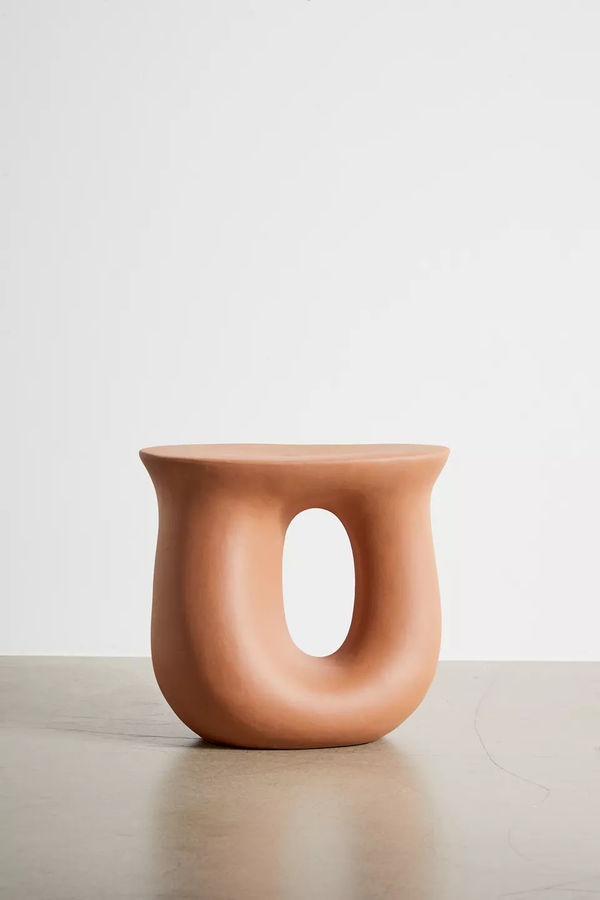 Vera Ceramic Side Table - Rust added by Virginia Bennice
