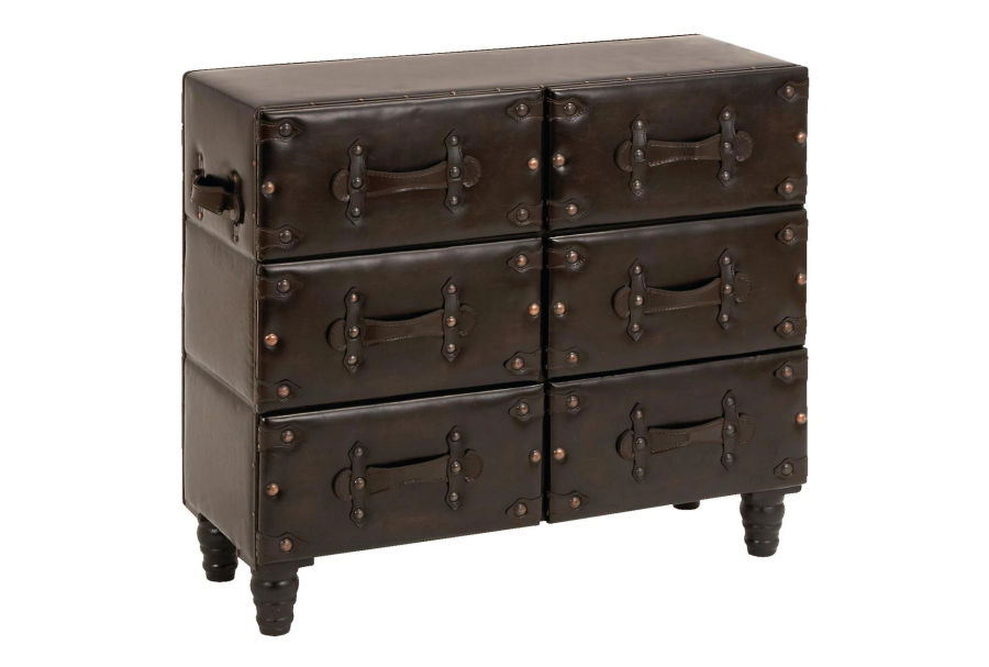 32X29 6-Drawer Black Cedar Wood Cabinet added by Sarabeth Smith