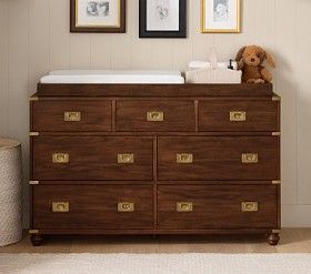 Campaign 7-Drawer Dresser & Topper Set (56w x 19d") added by Mary Brain