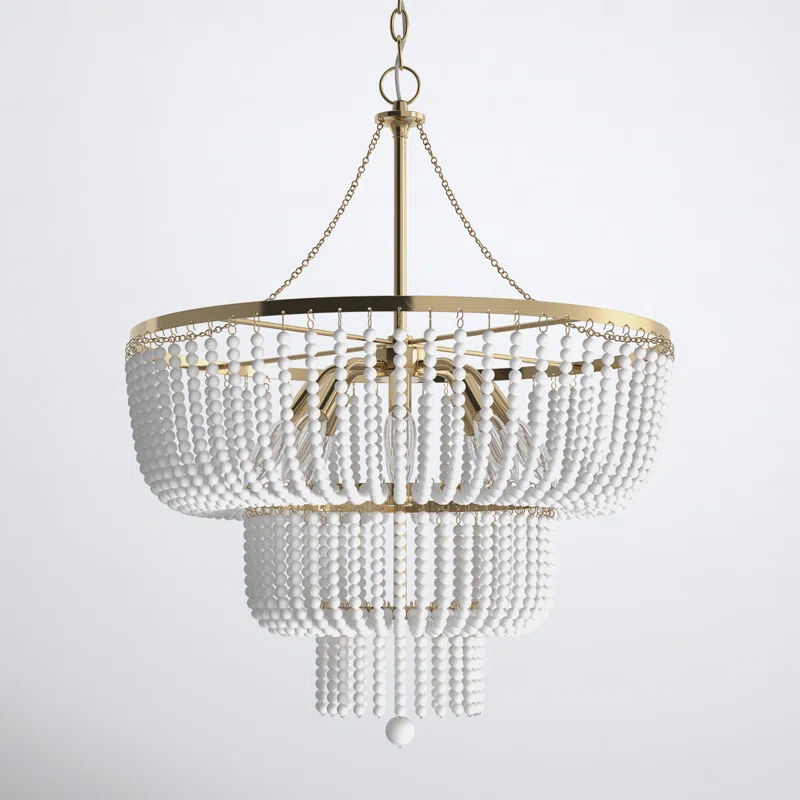 Reeves 6 Light Metal Dimmable Tiered Chandelier added by Jayme Weaver