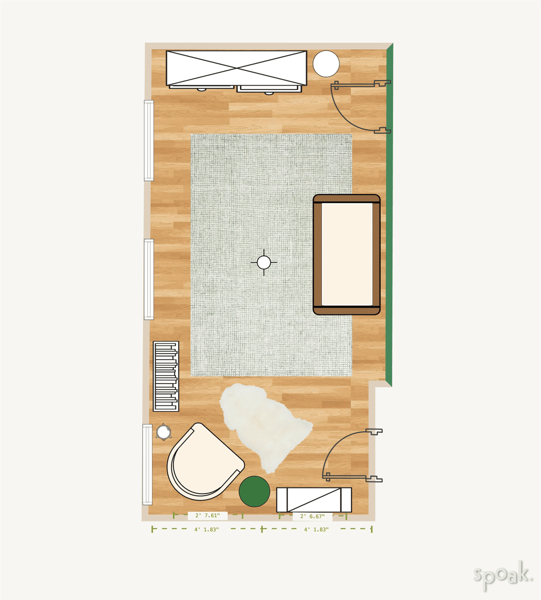 Nursery Plan designed by Elizabeth Sullivan