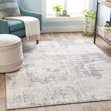 17 Stories Dov Abstract Gray/Cream Area Rug added by Spoak Member