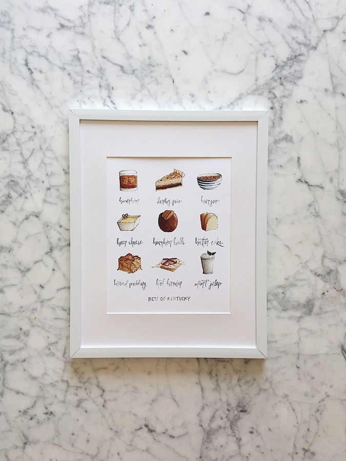 Best of Kentucky Foods and Drinks Art Print Proud Kentuckian Gift Kentucky Food Painting Kentucky Wall Art Kentucky Home Decor - Etsy added by sallie tyler