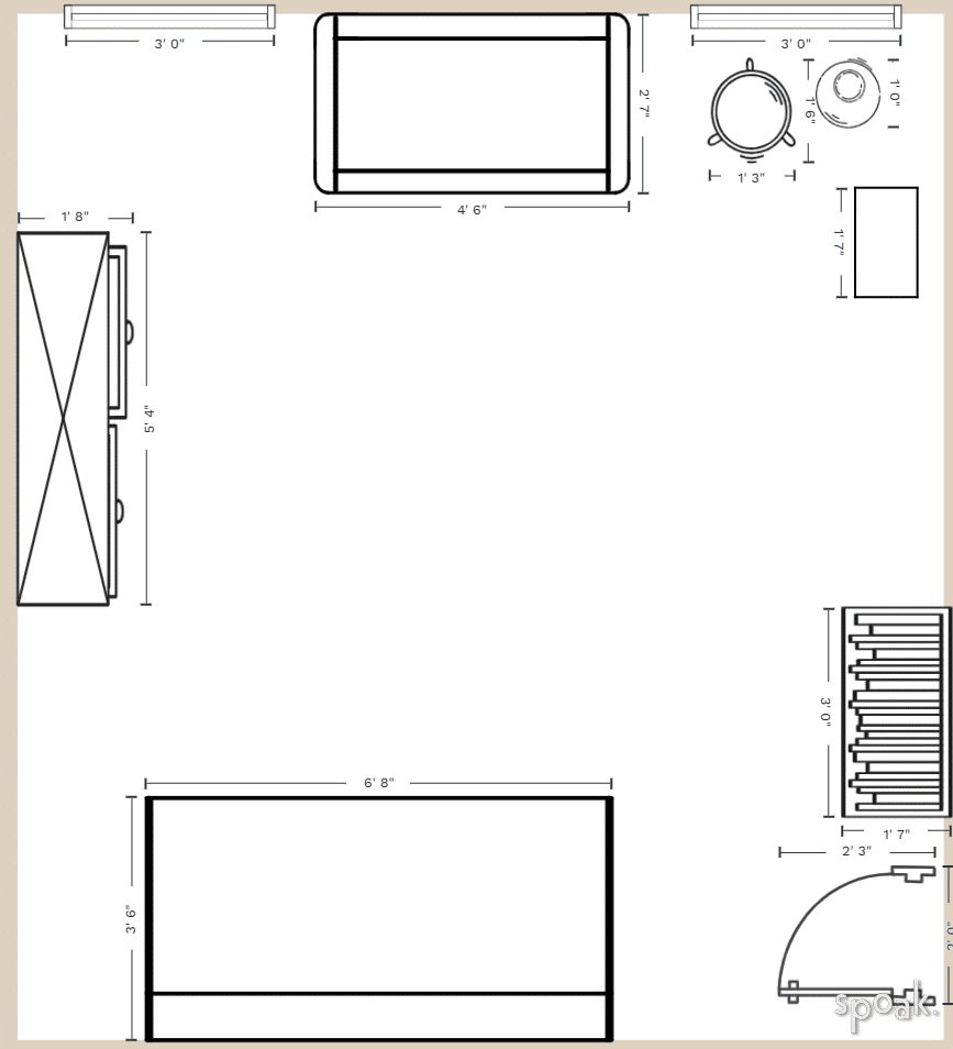 Nursery Layout designed by Madeline Rice