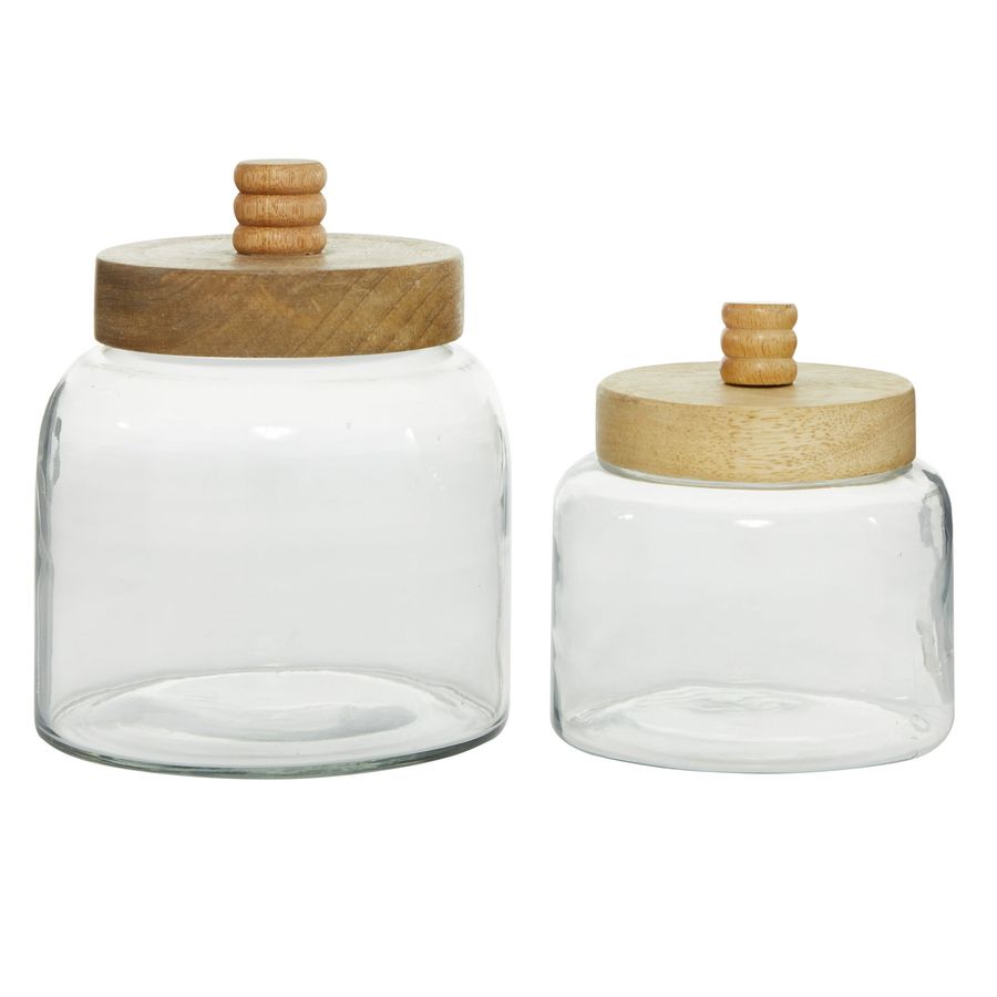 glass canister for tea and sugar added by Brooke Schwartz