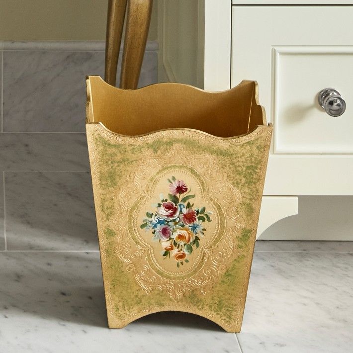 Florentine Wood Wastebasket added by Caitlin Ackerman