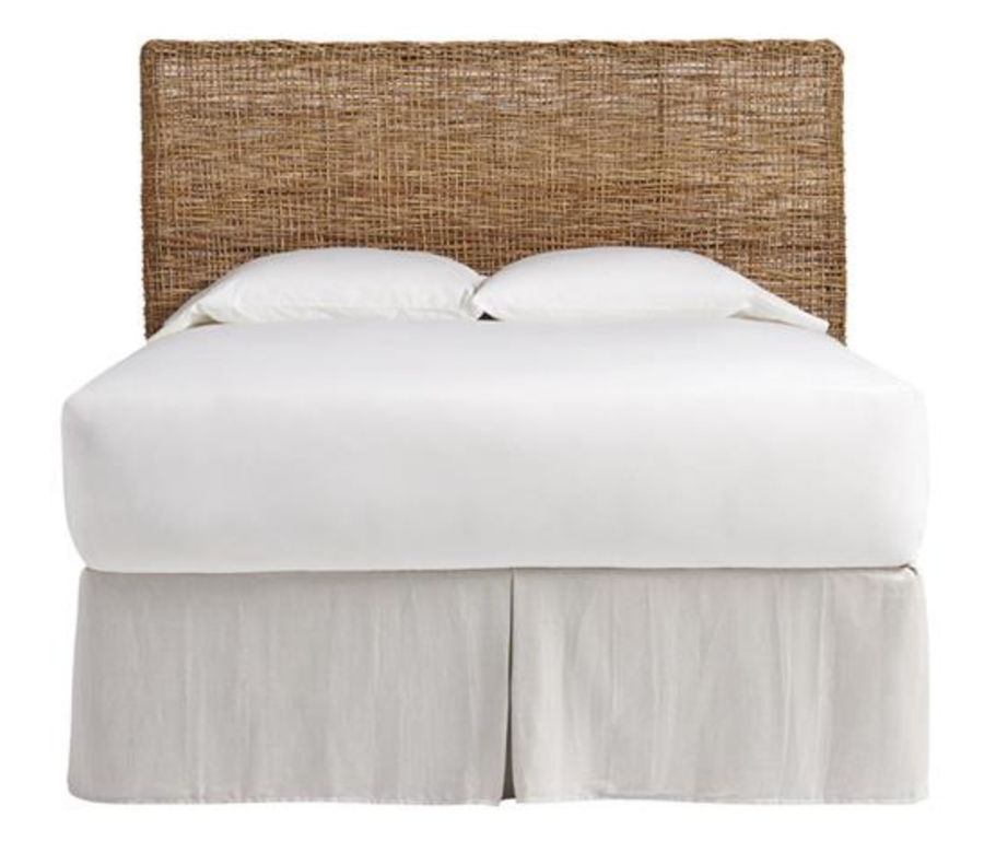 Willa Coastal Beach Brown Woven Wicker Headboard - Full/Queen added by Lauren Gisriel
