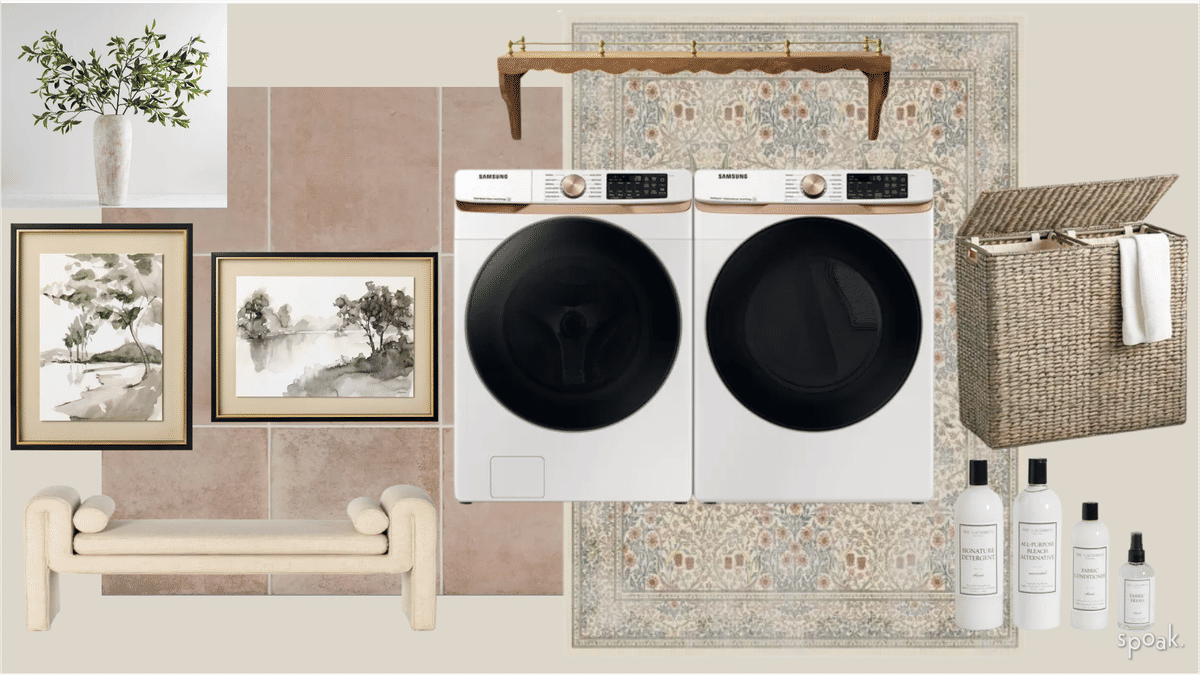 Laundry Room Inspiration designed by Julia Zucco