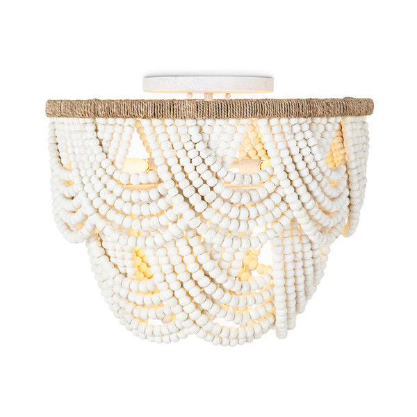 Lorelei Wood Bead Flush Mount added by Victoria Grimes