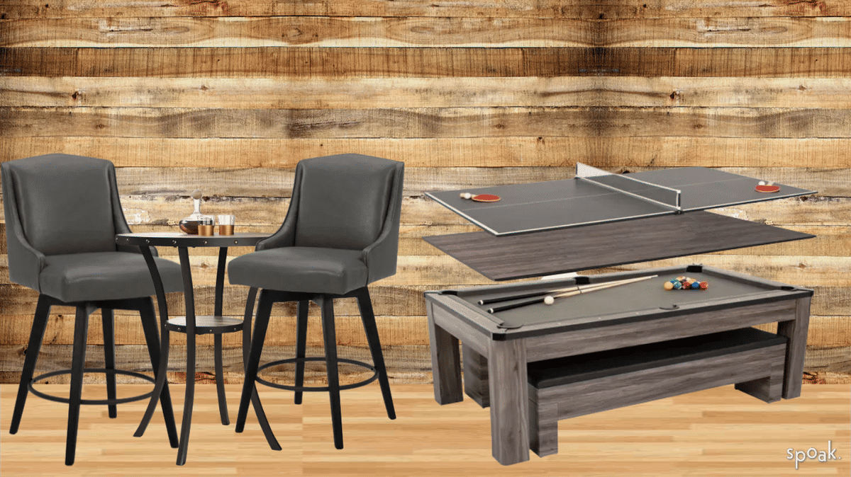 Game Room Inspiration designed by Janae Sullivan