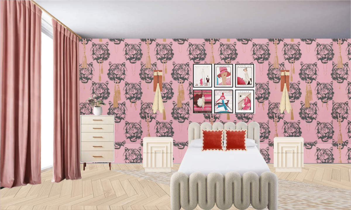 Pink Bedroom Inspo designed by Spoak 