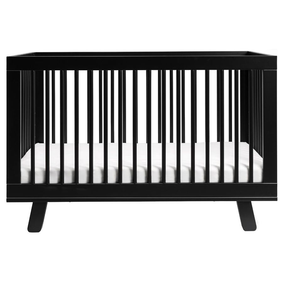 Babyletto Hudson Black Pine Wood 3-in-1 Convertible Crib with Toddler Bed Conversion Kit added by Gabby Young