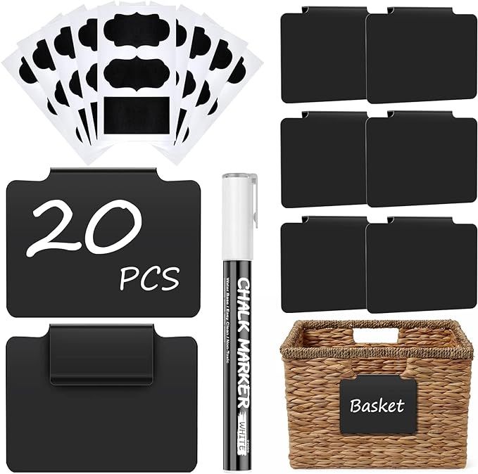 66Pcs Set of Basket Labels added by Rescued Room Design