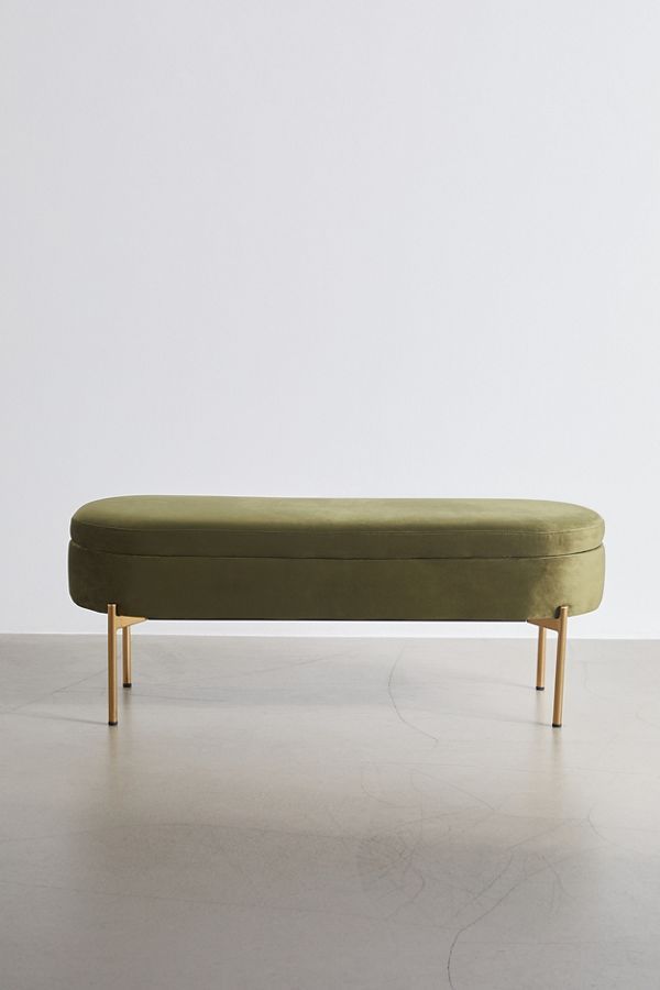 Corinne Velvet Storage Bench added by Tenille Clyburn