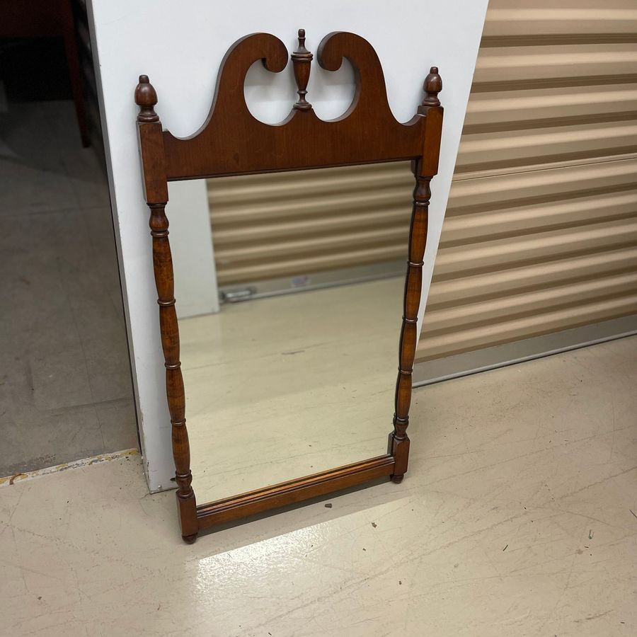 Mid 20th Century Wood Framed Mirror — GoneGirl added by Serena Finnerty
