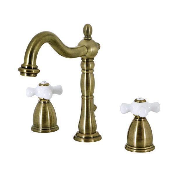 Heritage Widespread Faucet 2-handle Bathroom Faucet with Drain Assembly added by Avery Foret