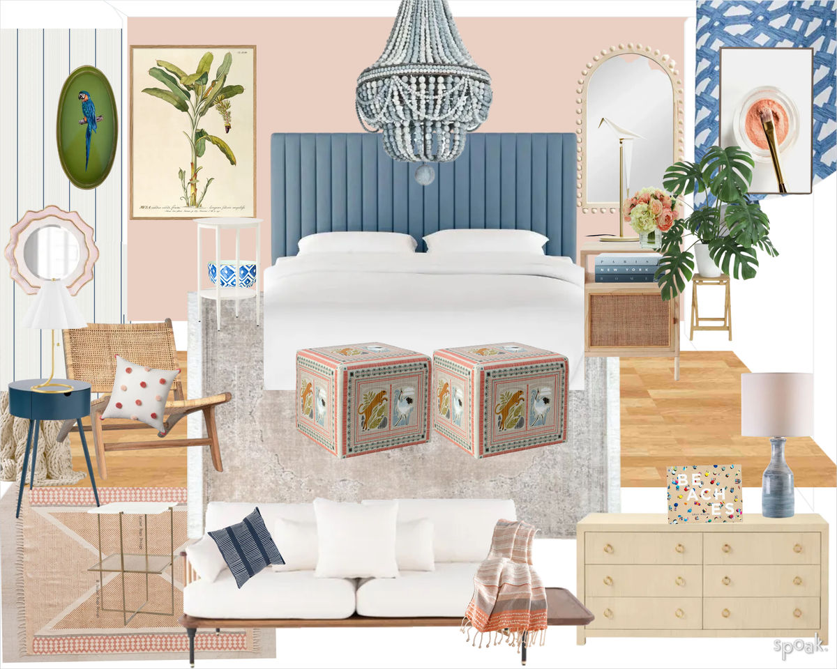 Bedroom Inspiration designed by Talia Gates