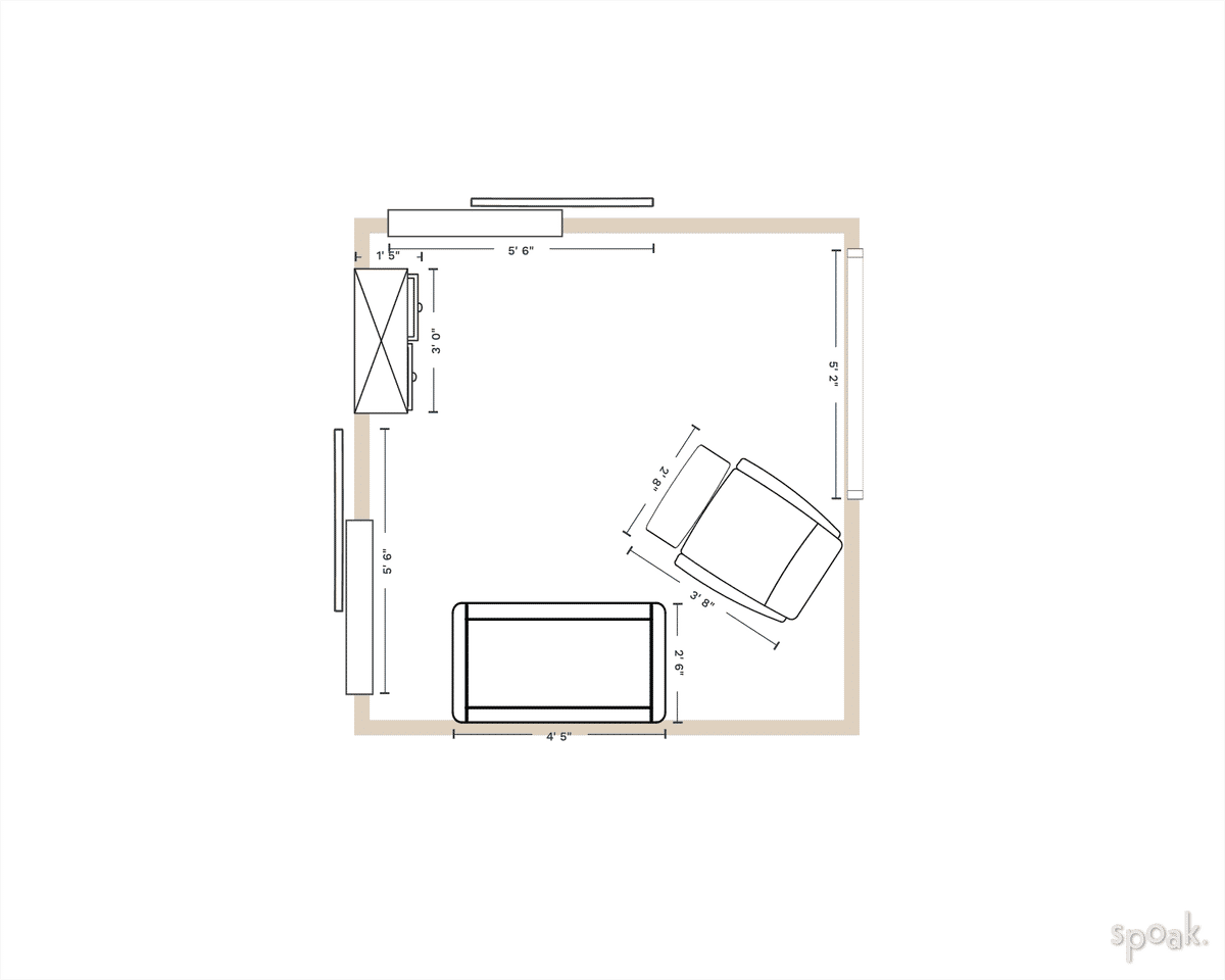 Square Nursery Floor Plan designed by S Pan