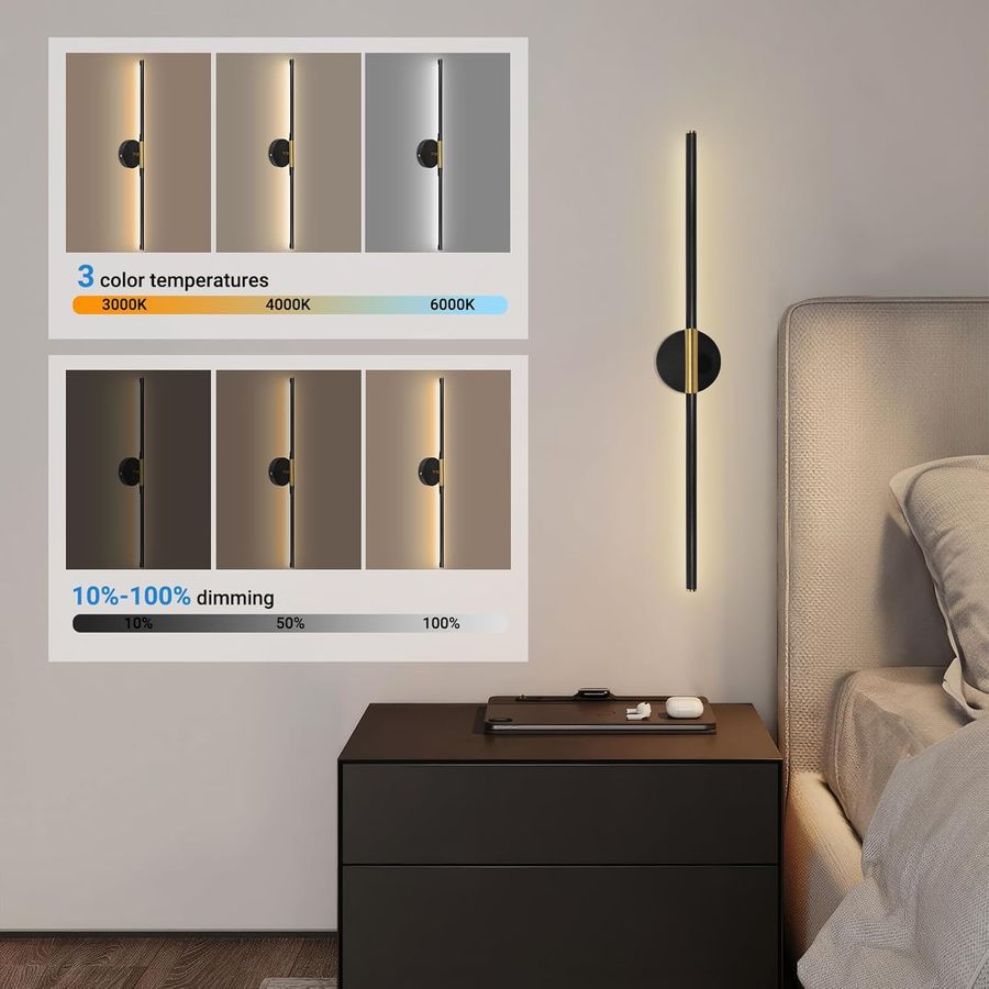 Battery Operated Wall Sconces Set of Two, 360°Rotate Wireless Rechargeable Wall Sconces  added by Jay C. Lynn Interior Designs, LLC