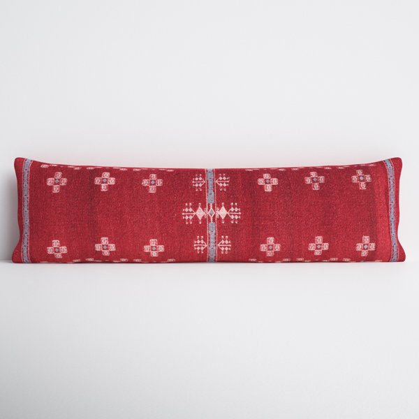 Ise Embroidered Wool Throw Pillow added by Vanna Milligan