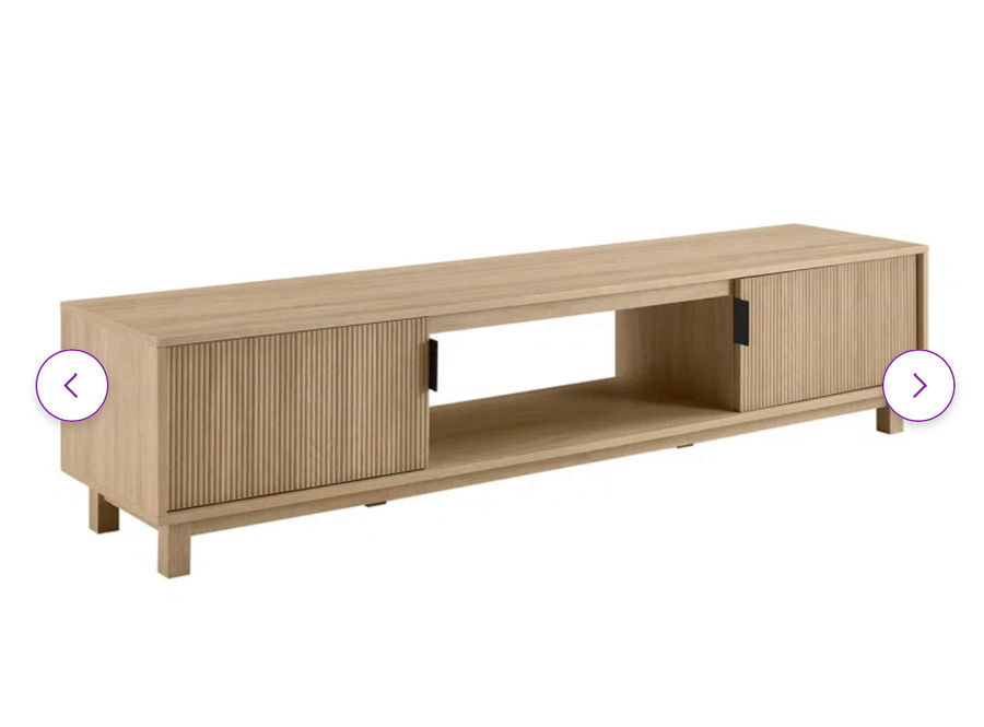 Farmann Reeded 2-Door TV Stand added by Samantha Monendo