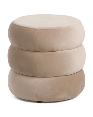 Triss Velvet Ottoman | Home | T.J.Maxx added by Rim Berradi