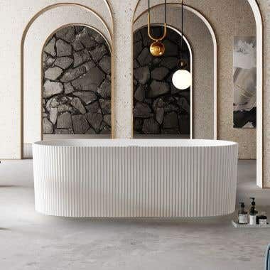 Vertical Acrylic Fluted Freestanding Tub added by Lindsay Fallico