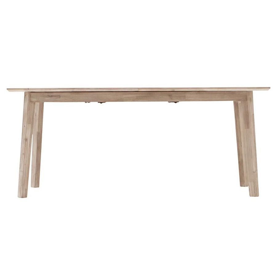 Gerald Rustic Lodge Light Brown Acacia Wood Rectangular Extendable Dining Table - 71-102.4"W added by Samantha Erickson